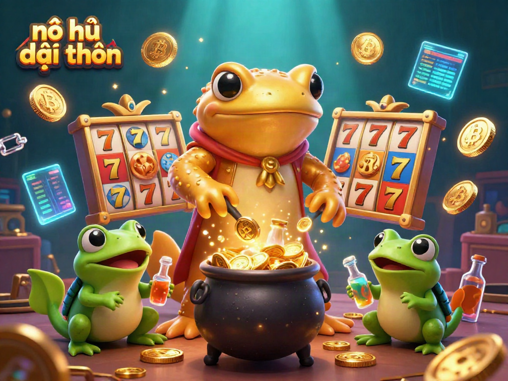 Experience exciting nổ hũ đổi thưởng with golden salamander alchemist and vibrant casino elements.