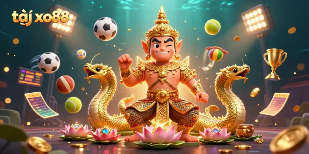 Experience thrilling action at tại xo88 with vibrant characters and dynamic gaming elements.