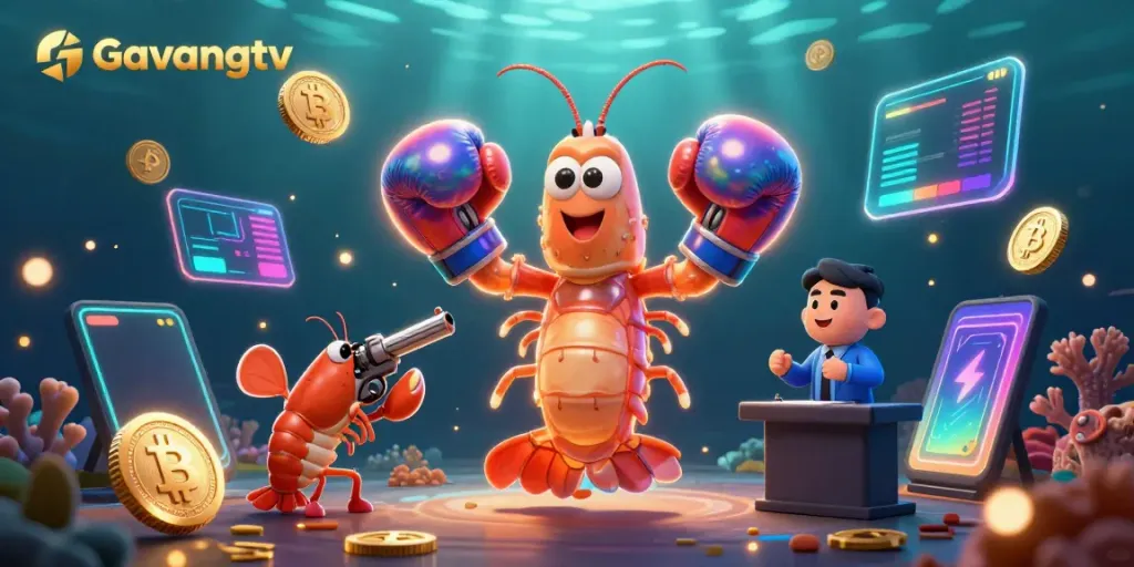 Engage with Gavangtv through immersive online betting experiences with vibrant characters and crypto elements.