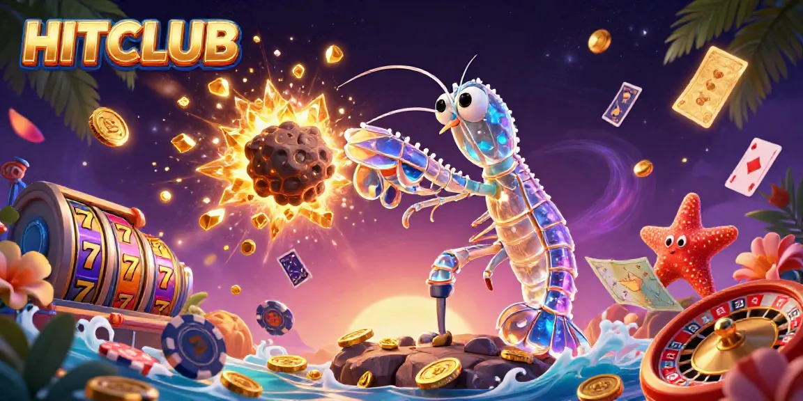 Experience thrilling wins at HITCLUB with an exciting scene of jackpots erupting in golden coins