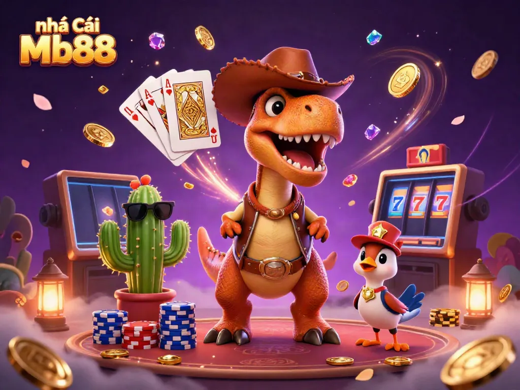Play and win at nhà cái Mb88 with exciting casino adventures featuring vibrant characters and games