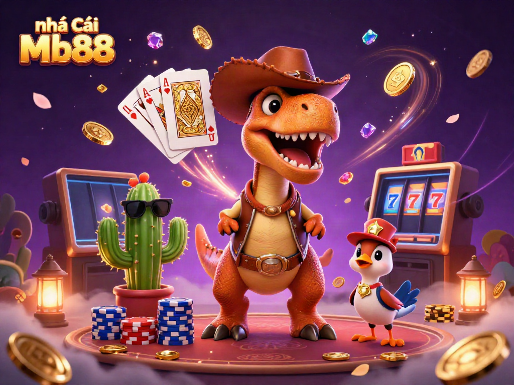 Play and win at nhà cái Mb88 with exciting casino adventures featuring vibrant characters and games