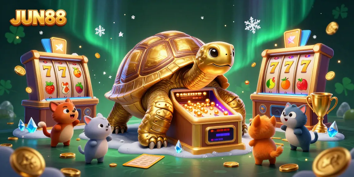 Experience thrilling gameplay at JUN88 with a vibrant casino illustration showcasing dynamic action and excitement.