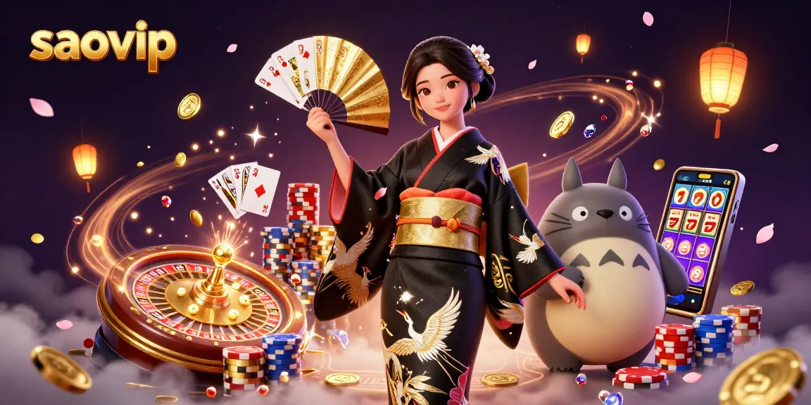 Spin jackpots and win big at saovip with a vibrant casino scene of celebration and fortune.