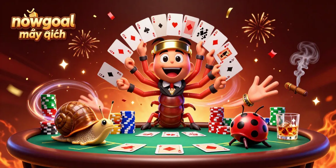 Experience the excitement of nowgoal mới nhất with a lively casino scene showcasing dynamic characters and vibrant gameplay.
