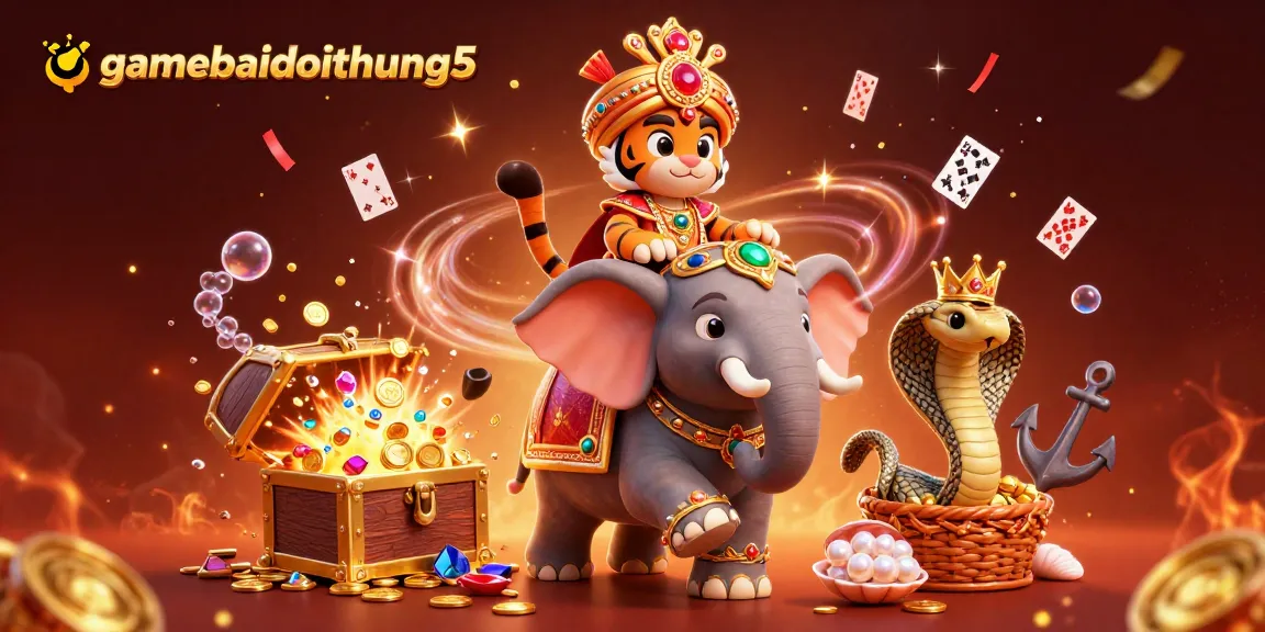 Engage with gamebaidoithuong5 while reveling in an exotic 3D casino adventure filled with treasures.