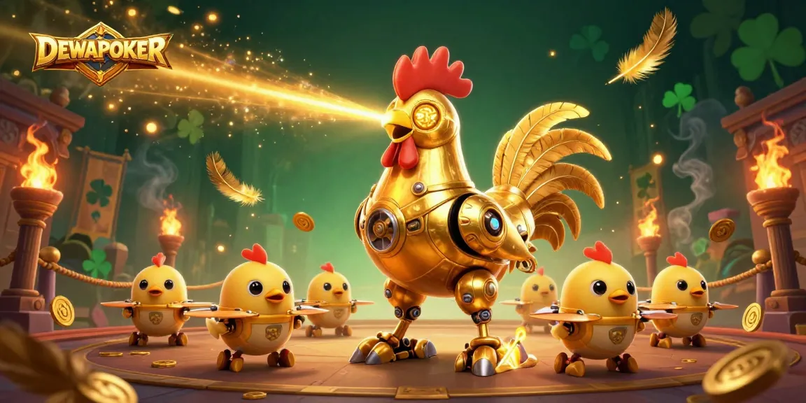 Score big with DEWAPOKER, where golden roosters lead the ultimate poker showdown!