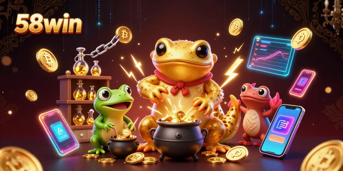 Engage in thrilling gameplay at 58win with vibrant casino elements, highlighting immersive gold coin transmutation.