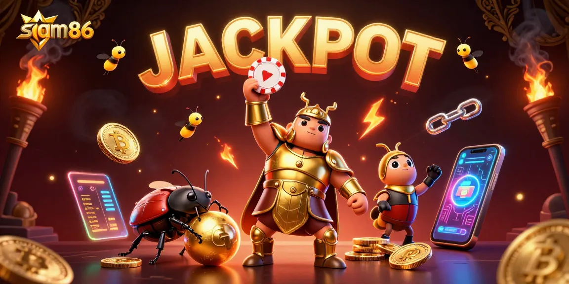 Experience thrilling gameplay at sam86 with vibrant 3D characters and jackpot excitement.