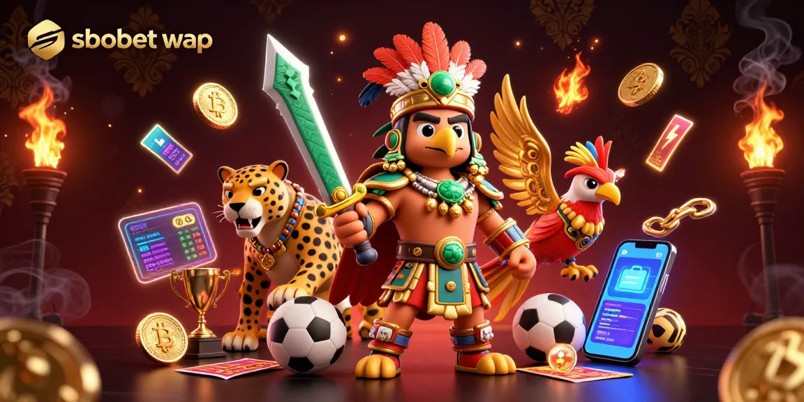 Experience sbobet wap by betting on sports with dynamic characters and vibrant crypto elements.